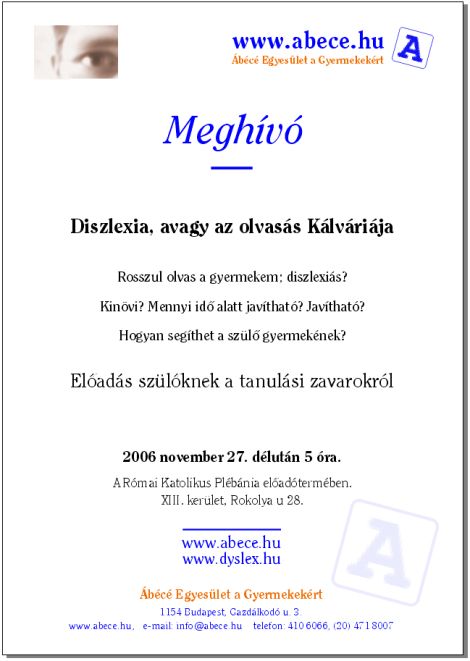 meghívó