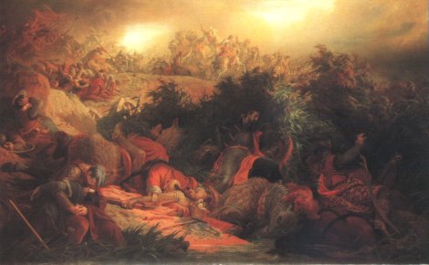 a mohácsi csata - festmény